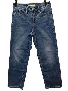 Athleta Jeans Womens Size 6 Blue Denim Straight Mid Rise 27 Inseam